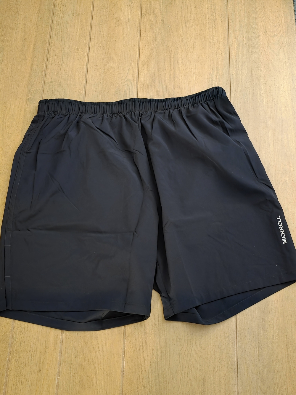Merrell Men's Black Performance Athletic Shorts